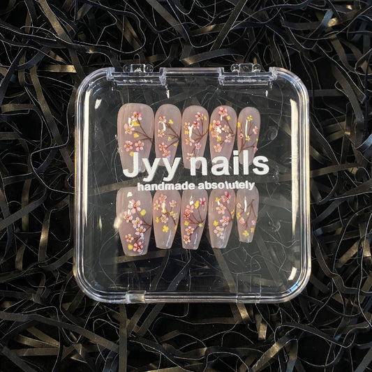 MYY's designer original high-end design customized luxury hand-painted wearable nail art
