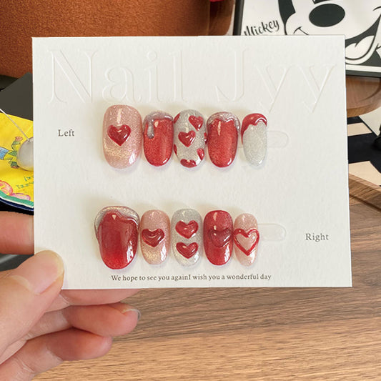 A1148-MYY's designer original high-end design customized luxury hand-painted wearable nail art