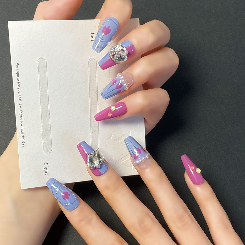 MYY's designer original high-end design customized luxury hand-painted wearable nail art