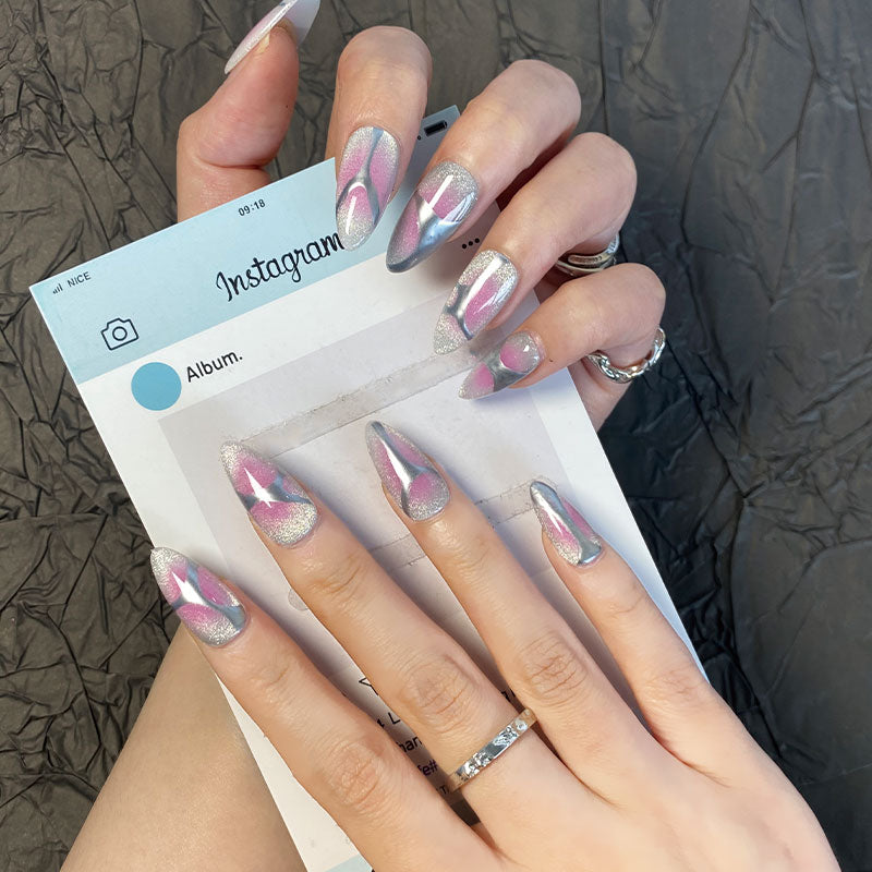 MYY's designer original high-end design customized luxury hand-painted wearable nail art 