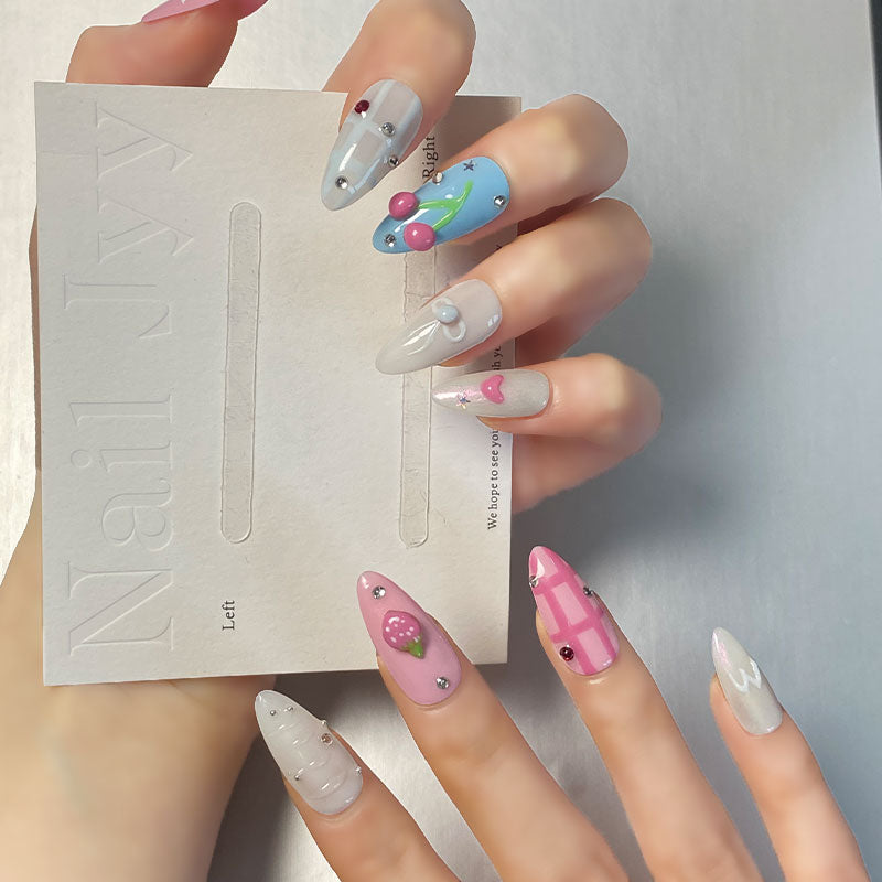 MYY's designer original high-end design customized luxury hand-painted wearable nail art