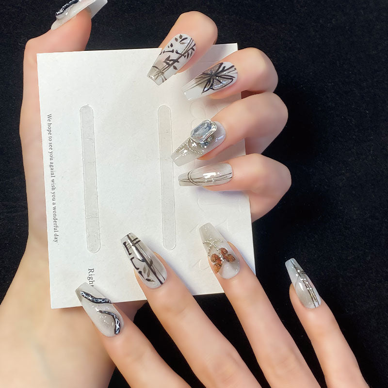 MYY's designer original high-end design customized luxury hand-painted wearable nail art