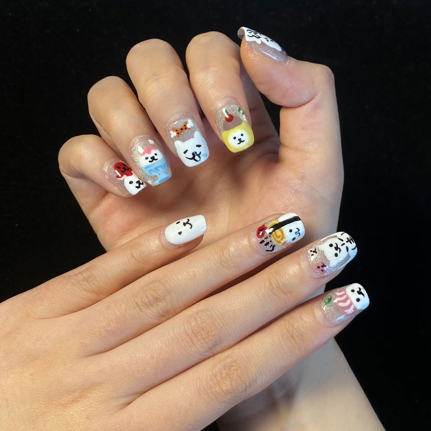 MYY's designer original high-end design customized luxury hand-painted wearable nail art