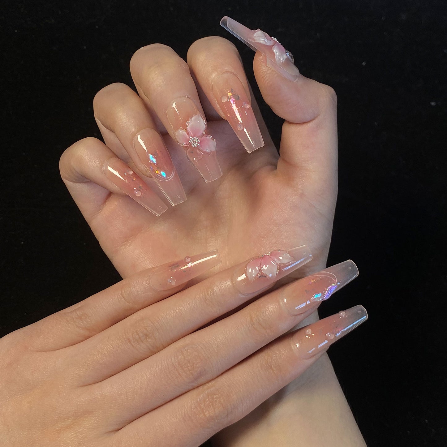 MYY's designer original high-end design customized luxury hand-painted wearable nail art