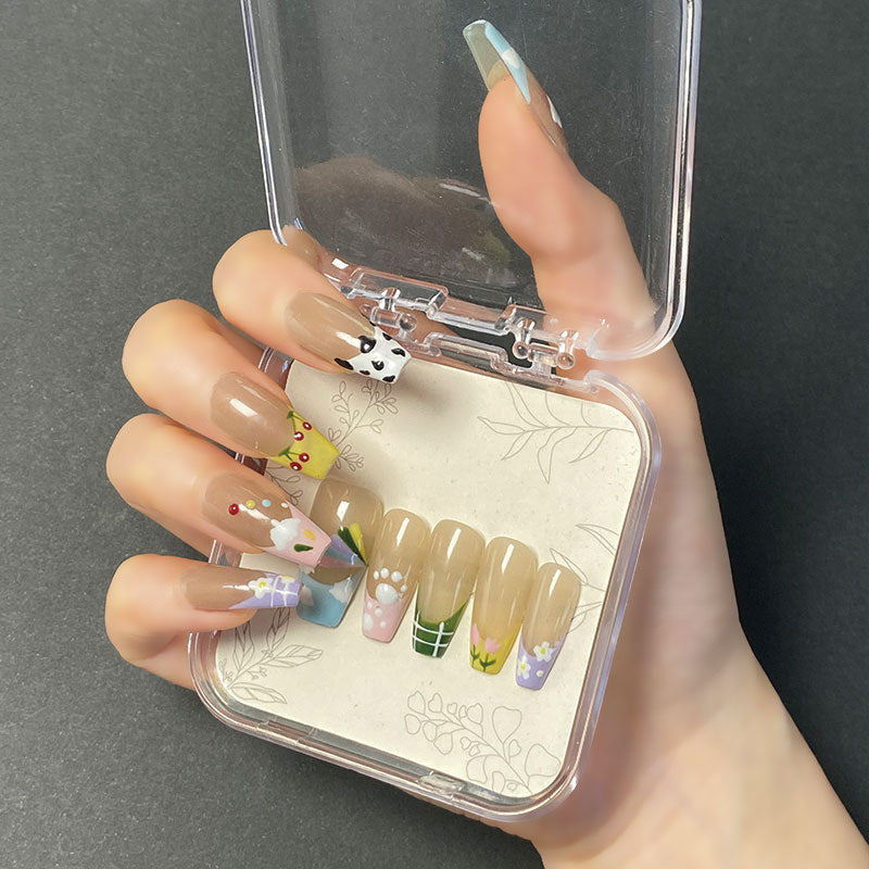 MYY's designer original high-end design customized luxury hand-painted wearable nail art