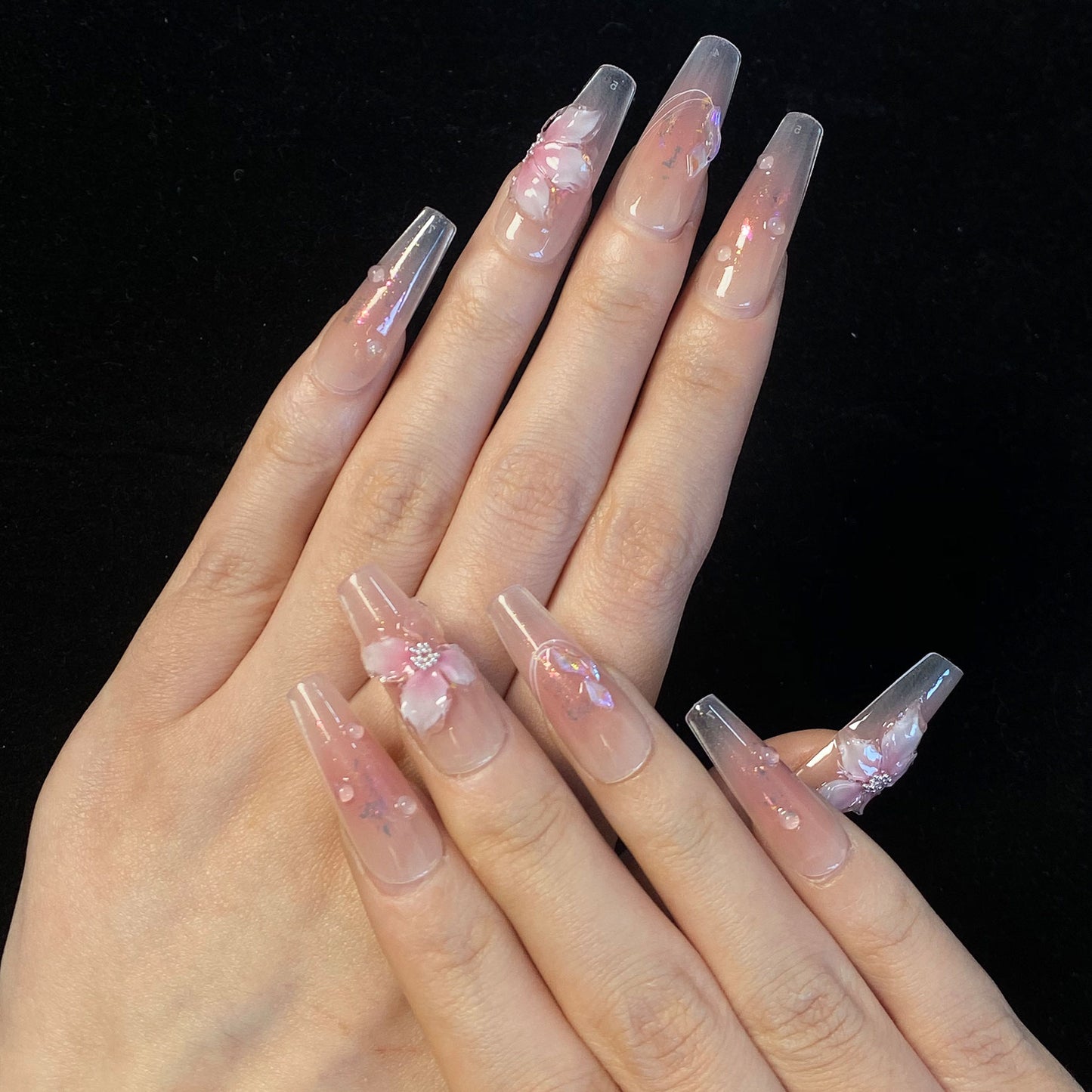 MYY's designer original high-end design customized luxury hand-painted wearable nail art