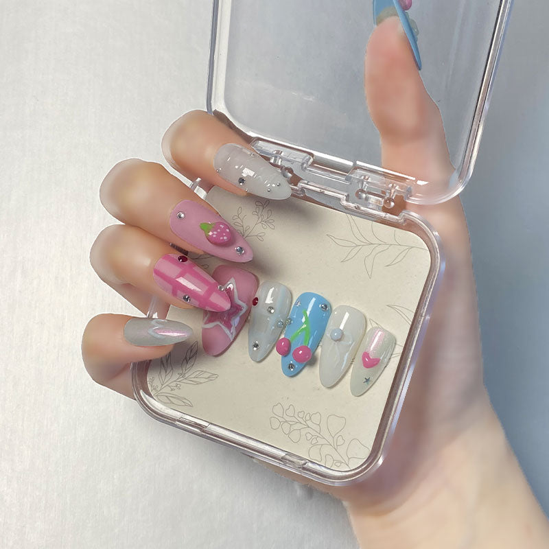 MYY's designer original high-end design customized luxury hand-painted wearable nail art