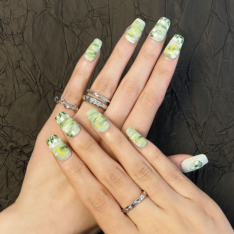MYY's designer original high-end design customized luxury hand-painted wearable nail art