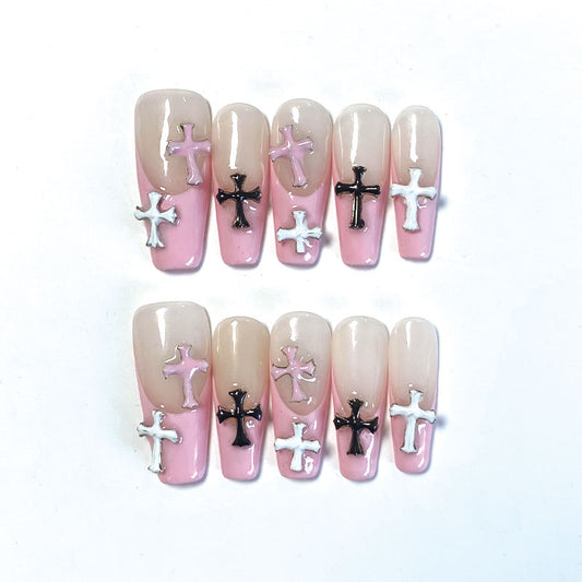 A1176-MYY's designer original high-end design customized luxury hand-painted wearable nail art