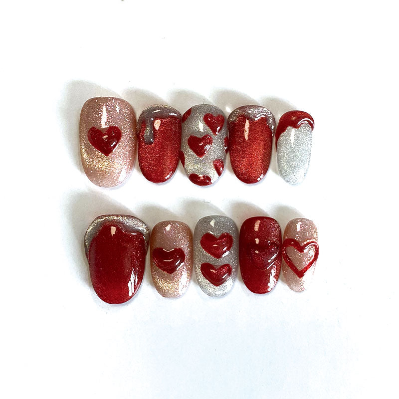 A1148-MYY's designer original high-end design customized luxury hand-painted wearable nail art