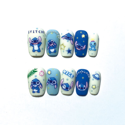 MYY's designer original high-end design customized luxury hand-painted wearable nail art