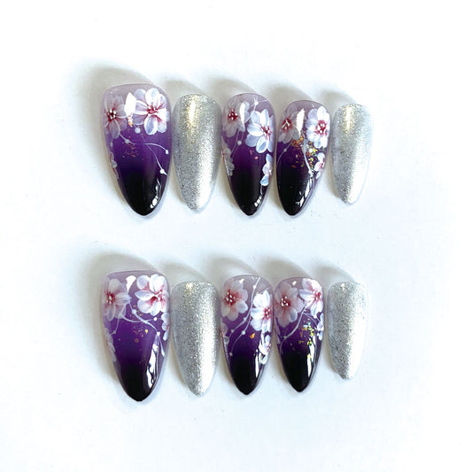A1135-MYY's designer original high-end design customized luxury hand-painted wearable nail art