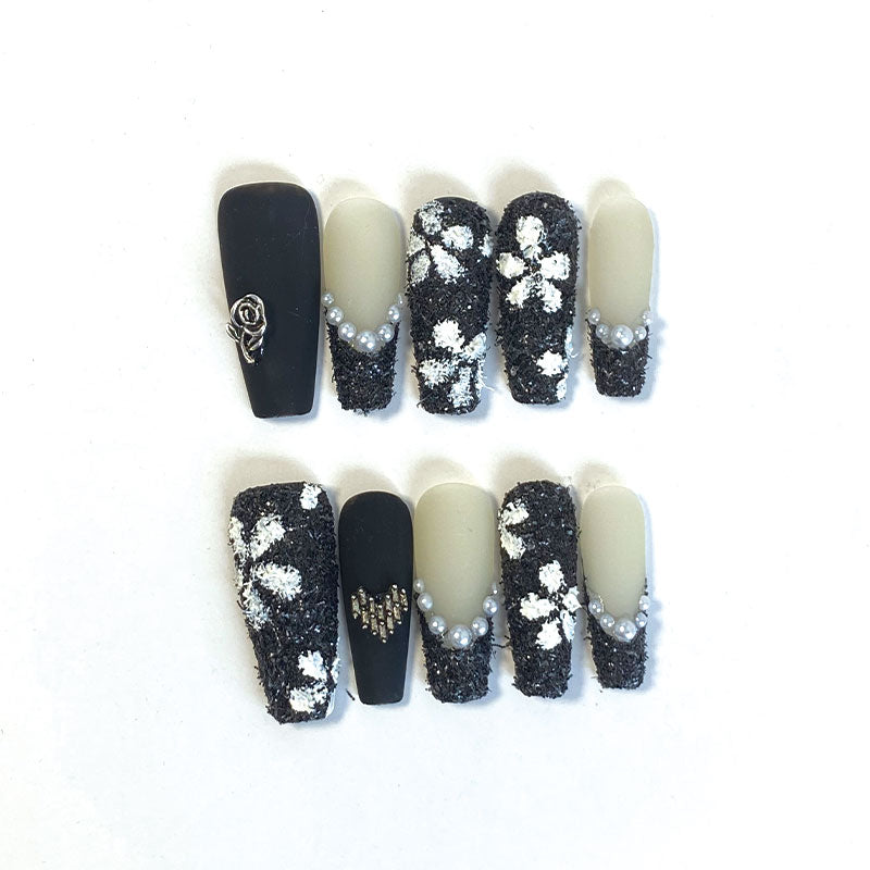 MYY's designer original high-end design customized luxury hand-painted wearable nail art 