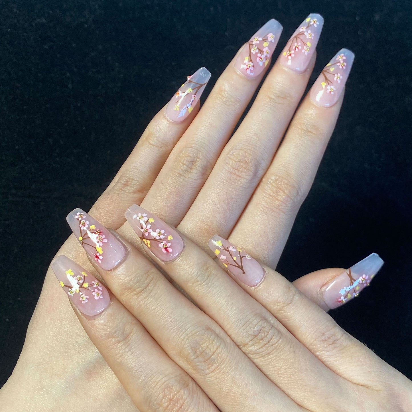 MYY's designer original high-end design customized luxury hand-painted wearable nail art
